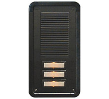 Alpha TT3BS 3 Button Entry Panel-Brown-Surface