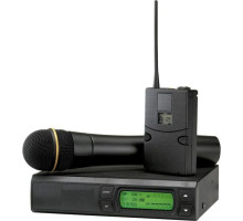 Bosch FMR-500WT-A Wireless Lavalier Microphone System, Includes FMR-500 Receiver and WT-500 Belt-Pack Transmitter