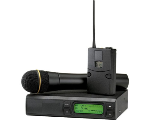 Bosch FMR-500WT-A Wireless Lavalier Microphone System, Includes FMR-500 Receiver and WT-500 Belt-Pack Transmitter