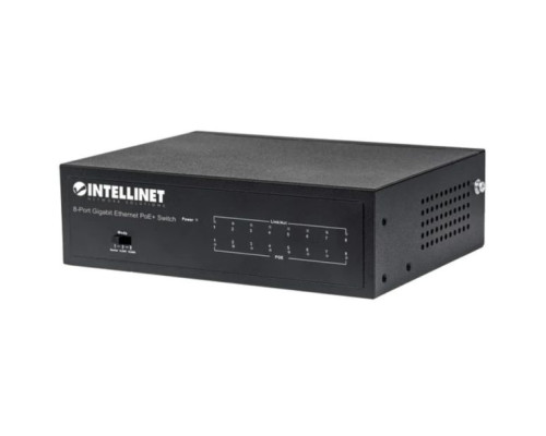 Intellinet 561204 IPS-08G-60W 8-Port Gigabit Ethernet PoE+ Switch