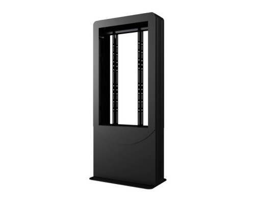 Peerless-AV KIPC2550B-3 Floorstanding Portrait Back-to-Back Kiosk for Two 50