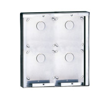 Comelit 3316/4 Stainless steel surface-mounting box for 4 modules