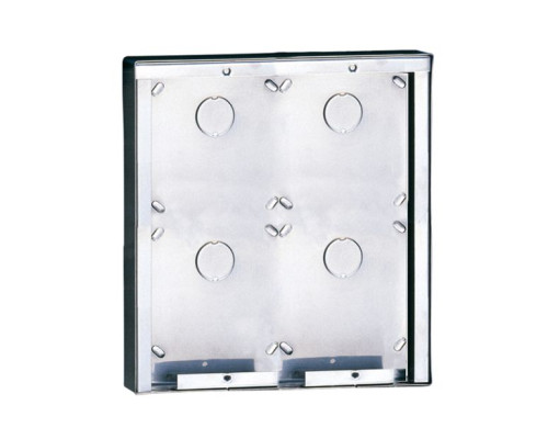 Comelit 3316/4 Stainless steel surface-mounting box for 4 modules