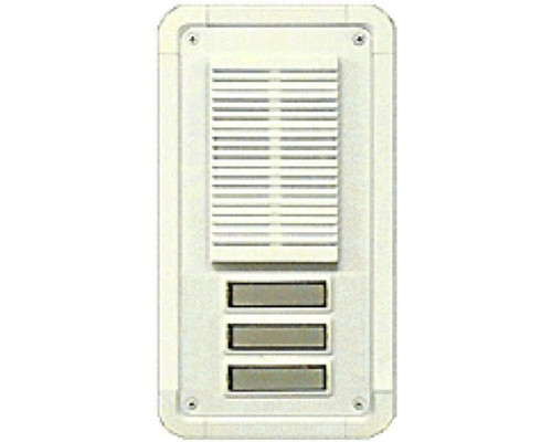 Alpha TT3WS 3 Button Entry Panel-White-Surface