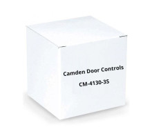 Camden Door Controls CM-4130-3S Push/Pull Narrow Faceplate, N/O, Maintained, Red Only, 'EMPUJE PARA ABRIR', Black