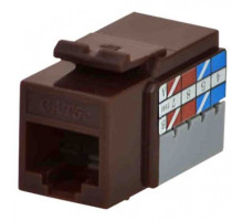 DataComm 20-3425-BR Keystone Category 5e Jack, Brown