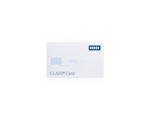 HID 2001PGGSN 200x iCLASS Contactless Smart Cards, Standard PVC, 16K Bits (2K Bytes) with 2 Application Areas