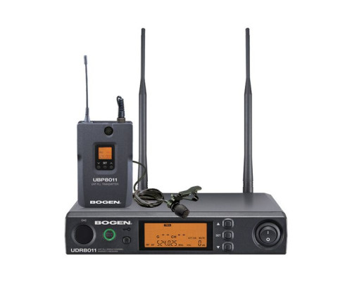 Bogen UHF8011BP Microphone Bodypack System, Includes Lavaliere Microphone, Receiver and Batteries