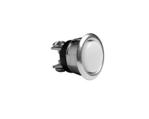 Alpha 205-C 5/8' Round Pushbutton - Chrome