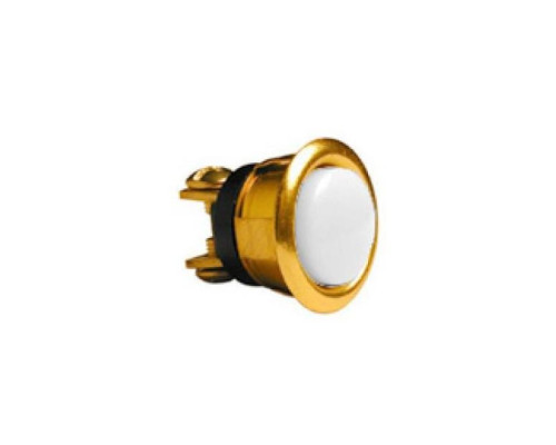 Alpha 205L-B 5/8' Round Pushbutton - Brass