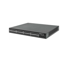 Intellinet 561587 48-Port Gigabit Ethernet PoE+ Layer2+ Managed Switch with Four 10G SFP+ Uplinks