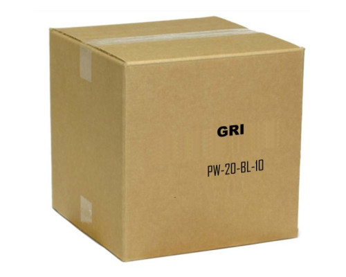 GRI PW-20-BL-10 10 Pack Pre-Wire Plugs, Black