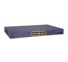 Cantek CT-W-POESW16P-2G-250 16 Channel PoE Plus Switch