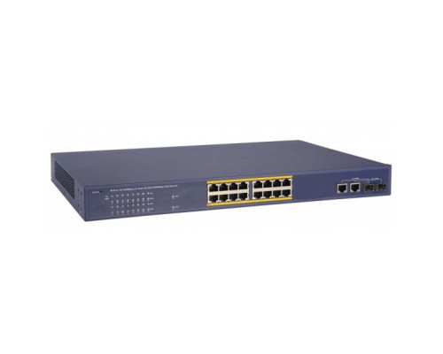 Cantek CT-W-POESW16P-2G-250 16 Channel PoE Plus Switch