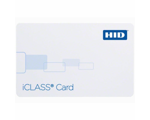 HID 2100PG1MH 210x iCLASS Contactless Smart Cards, Composite Polyester/PVC, 2K Bits