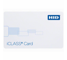 HID 2100PG1NN 210x iCLASS Contactless Smart Cards, Composite Polyester/PVC, 2K Bits