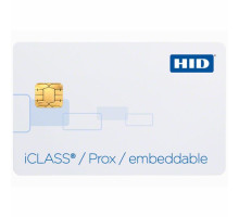 HID 2131BG1MNM 213x iCLASS + Prox Contactless Smart Cards, Composite Polyester/PVC, 16K Bits