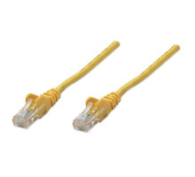 Intellinet 318969 IEC-C5-YLW-3 Network Cable, Cat5e, UTP, 100% Copper, RJ45 Male / RJ45 Male, 1.0 m (3 ft.), Yellow