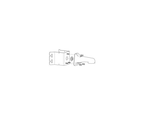 Pelco IMM-CM Outer Corner Mount for IMM Series IP Cameras Vandal Telegrey