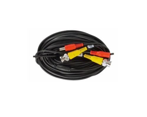 Cantek CT-W-VP150HD-B-V2 150ft Pre-Made HD-CVI, HD-TVI, AHD Cable Support, Black