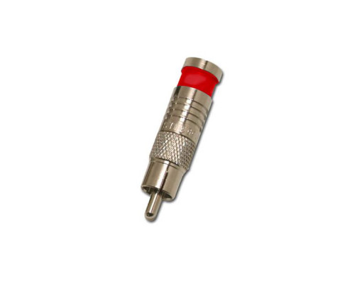 Eclipse Tools 705-004-RD-10 Red RG6/U RCA Connector, High Quality Termination and Waterproof, 10 Pack