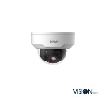 InVid VIS-P5DRIR28 5 Megapixel IP Plug & Play Outdoor IR Dome Camera, 2.8mm Lens