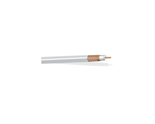 West Penn 25815IV0500 RG59/U CCTV 20 AWG plenum Cable 500 ft Ivory