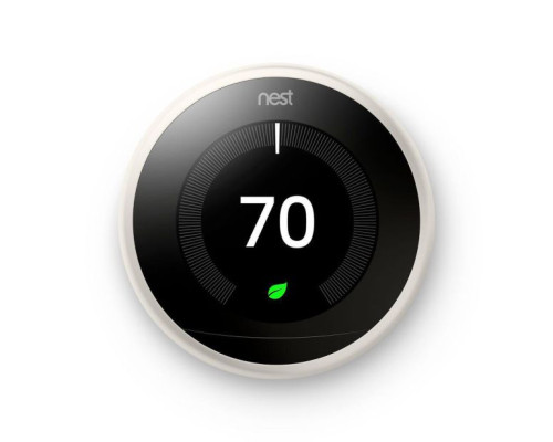 Google Nest T3017US Learning Thermostat 3rd Generation, White