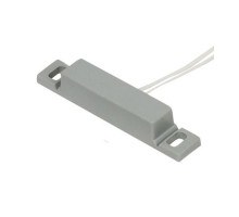 Nascom N35WGG-SW2CR Stick on Dual Closed Loop Switch, Breakoff End Mounting Flange, Center Wire Leads, Gray