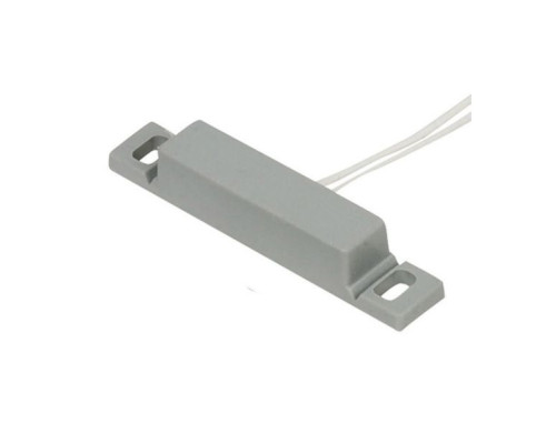 Nascom N35WGG-SW2CR Stick on Dual Closed Loop Switch, Breakoff End Mounting Flange, Center Wire Leads, Gray