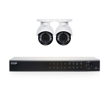 Cantek Plus EF2B1TB 2 Camera HD TVI Bullet Security Camera System