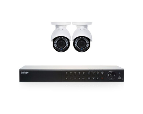 Cantek Plus EF2B1TB 2 Camera HD TVI Bullet Security Camera System