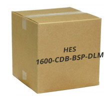 HES 1600-CDB-BSP-DLM Dynamic Low Profile Electric Strike for Deadbolt Lock, Black Suede Powder, Dual Lock Monitor