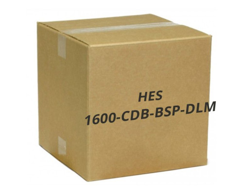 HES 1600-CDB-BSP-DLM Dynamic Low Profile Electric Strike for Deadbolt Lock, Black Suede Powder, Dual Lock Monitor