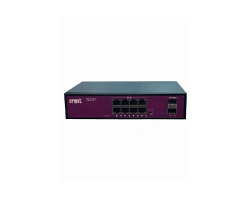 Urmet 3000-452 Full Gigabit 8 Poe'S Port + 2 SFP Switch Port