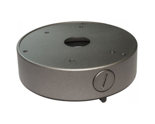 Speco JB03TG Large Round Junction Box, Dark Grey