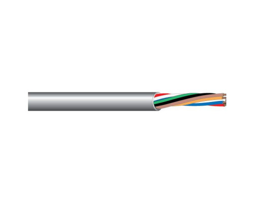 West Penn 25270BGY0500 22/6 Unshielded CMP Cable 500 ft Gray