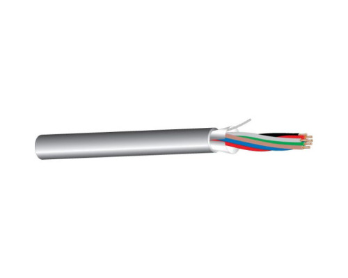 West Penn 253186BGN1000 18 AWG Shielded CMP Cable 1000 ft Green