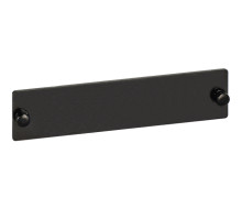 ICC ICFOPB00BK Blank Fiber Optic Adapter Panel Black