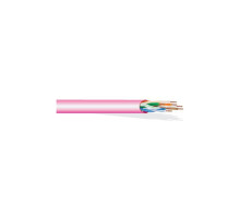 West Penn 254246EZWH1000 8 Conductor, 23 AWG Solid Unshielded CAT 6 plenum Cable, 1000', White