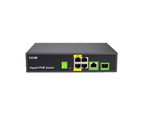 InVd VIS-POE4-1FG 4 Port PoE Switch