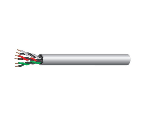 West Penn 25753BGY1000 18 AWG Unshielded plenum Cable 1000 ft Gray