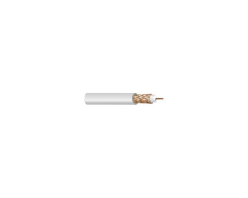 West Penn 25806IV1000 RG6/U Type CCTV Coaxial Cable Ivory 1000 ft