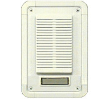 Alpha TT1W 1 Button Entry Panel-White-Flush