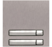 Alpha NX3120 2 Buttons Nexa Panel Module-Stainless Steel