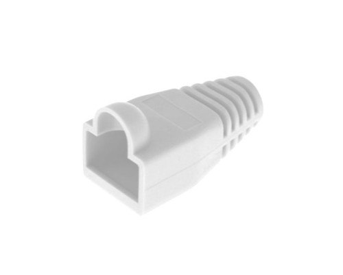 Platinum Tools 105087 RJ45 Boot, 6.5 mm Max OD, White 100 Pack