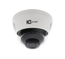 ICRealtime IPMX-D40F-W1 4 Megapixel IP Indoor/Outdoor Small Size Vandal Dome Camera with 2.8mm Lens