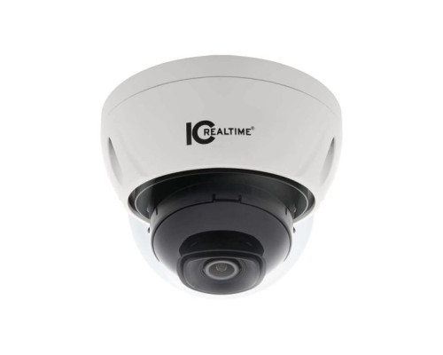 ICRealtime IPMX-D40F-W1 4 Megapixel IP Indoor/Outdoor Small Size Vandal Dome Camera with 2.8mm Lens