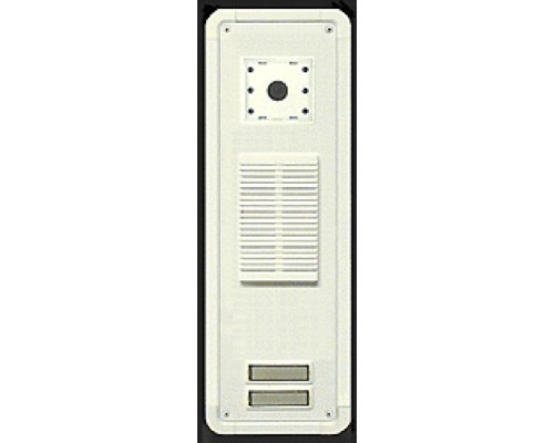 Alpha TTVM2W 2 Button Video Panel-White-Flush