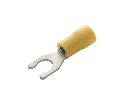 Eclipse Tools 902-434-10 Insulated Locking Spade Terminals, (Yellow) 12-10 AWG, #8 Stud, 10 Pcs